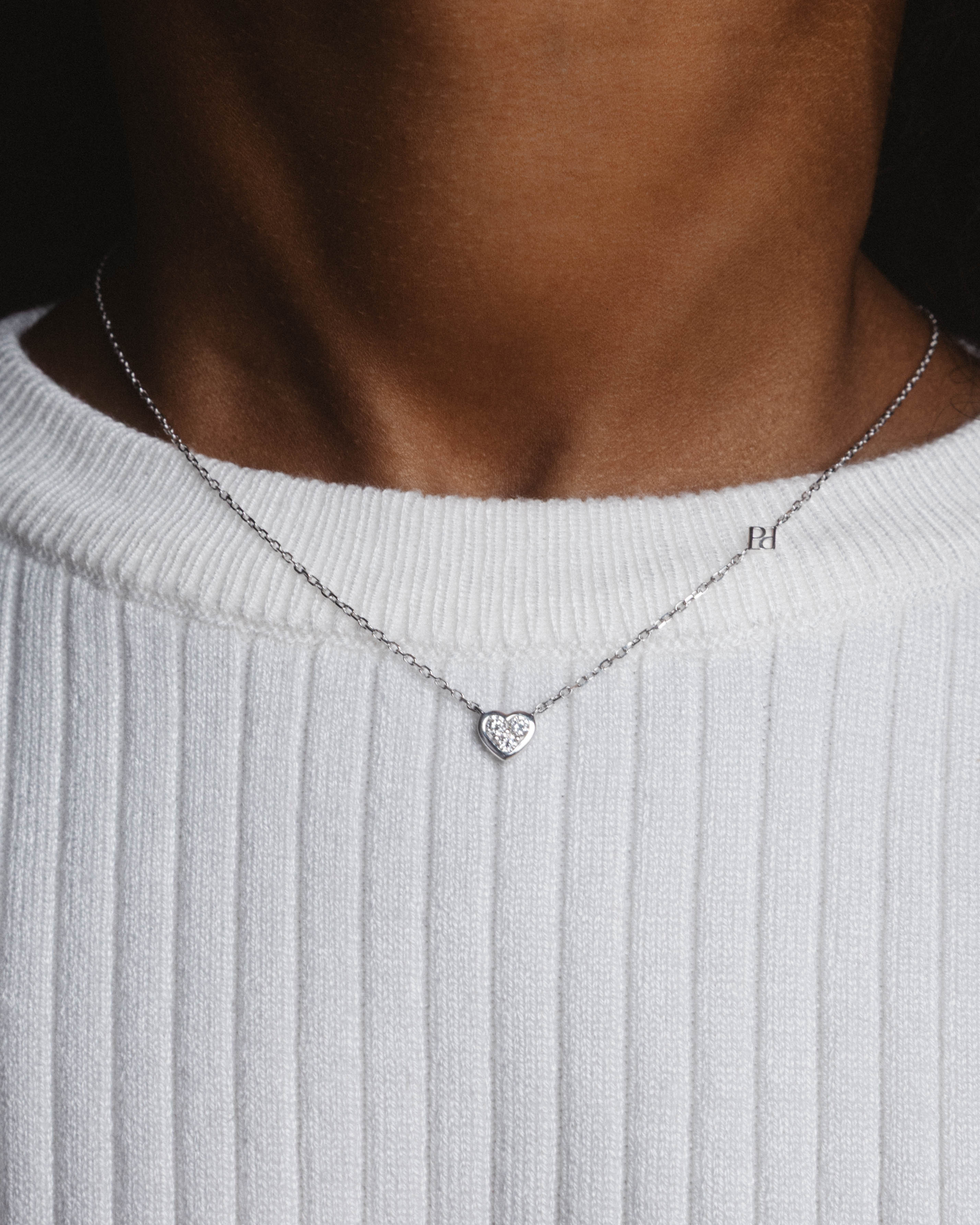 Collier Valentine Diamant laboratoire PIAPARIS