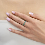 Bague Ophélie Olive Or Blanc