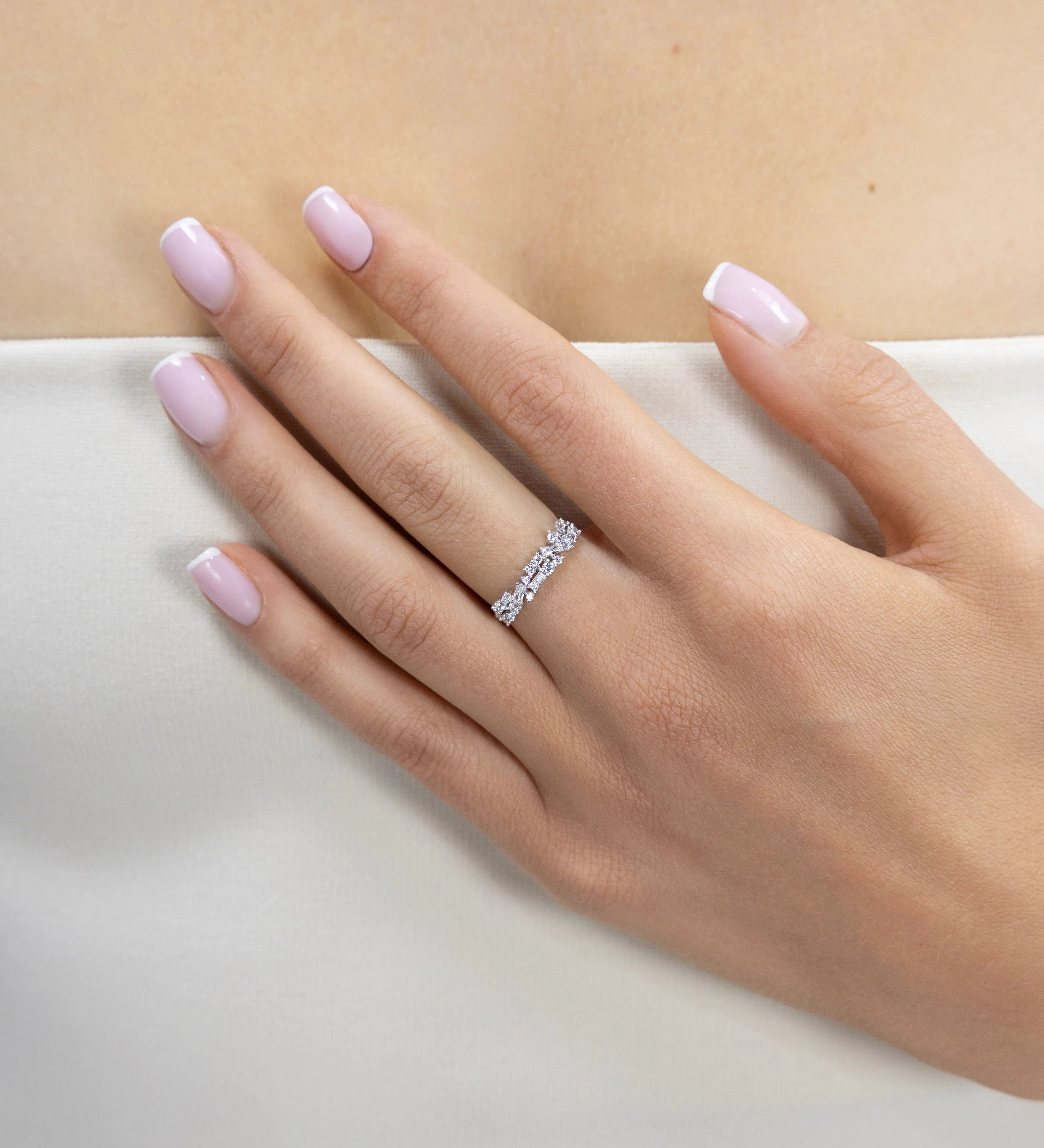 Bague Ophélie Or Blanc