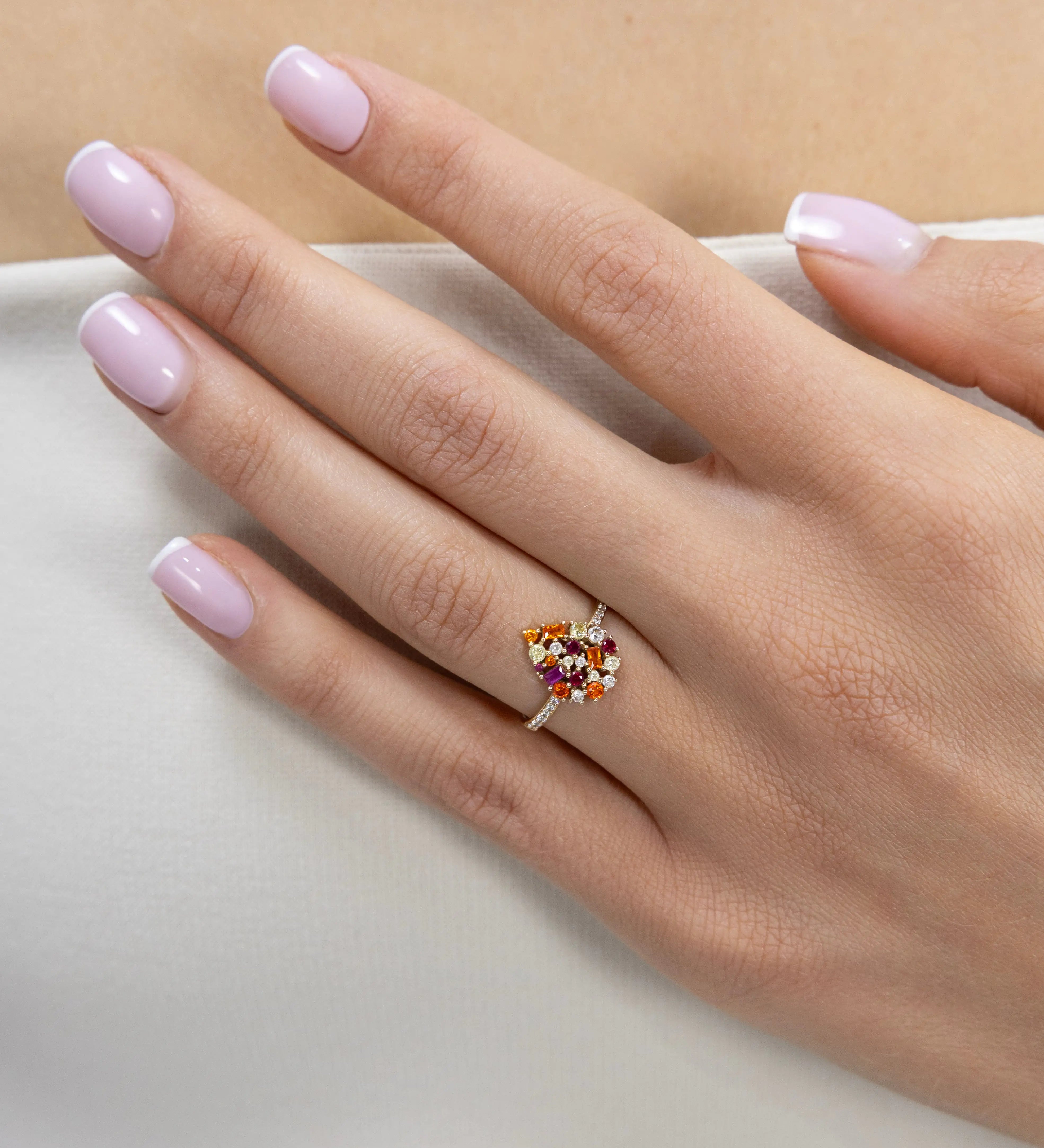 Bague Paloma Rosée