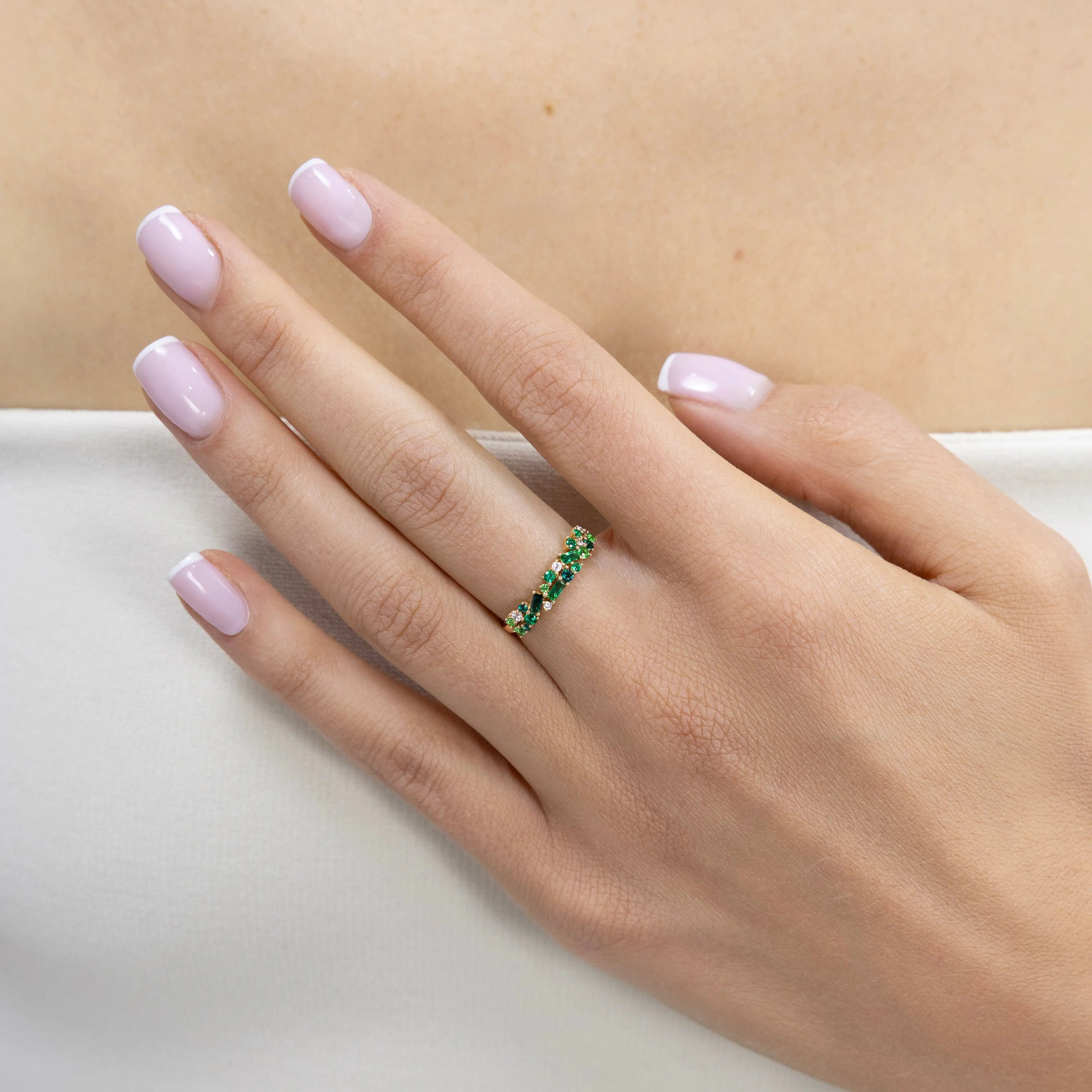 Bague Ophélie Olive en or jaune