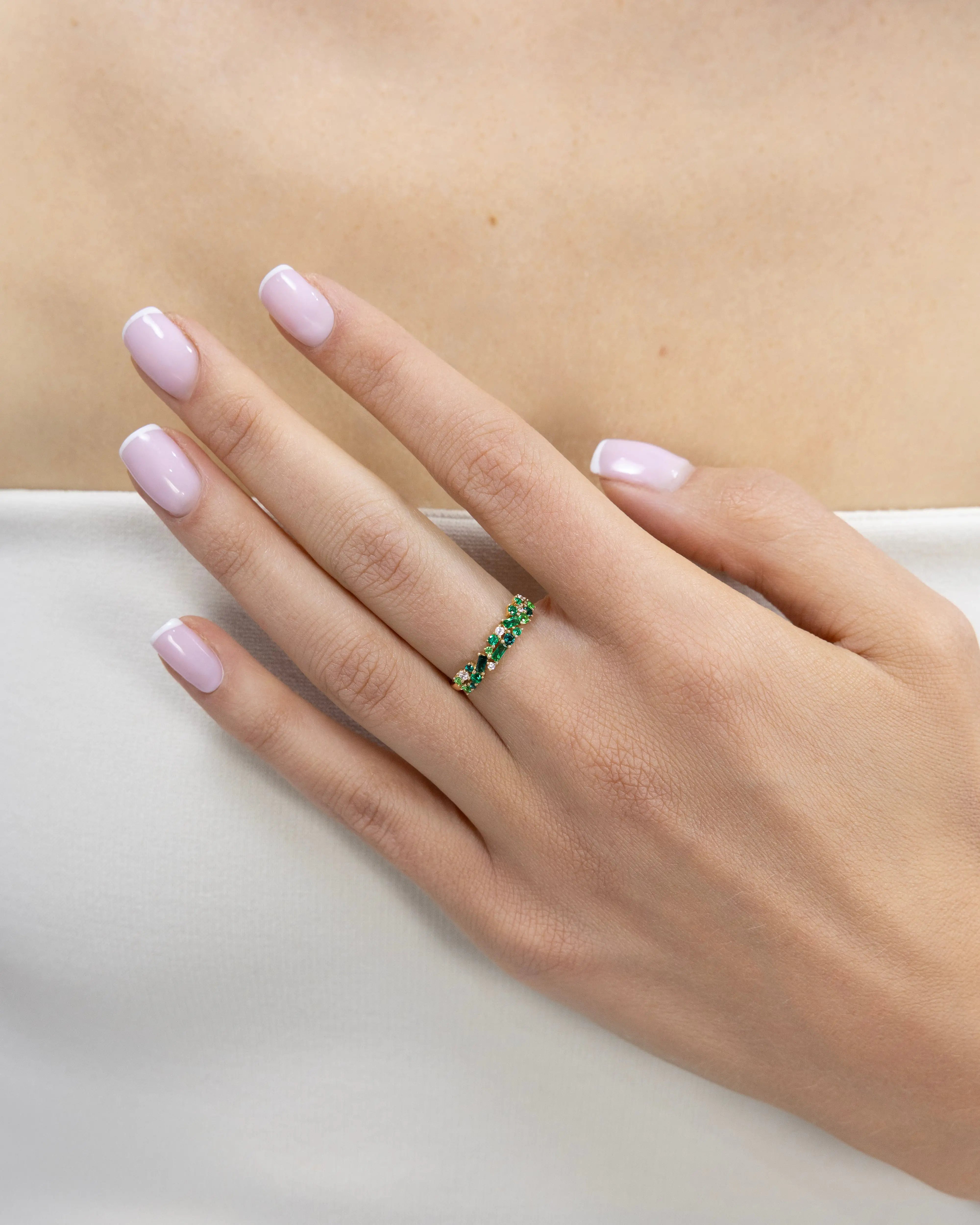 Bague Ophélie Olive en or jaune