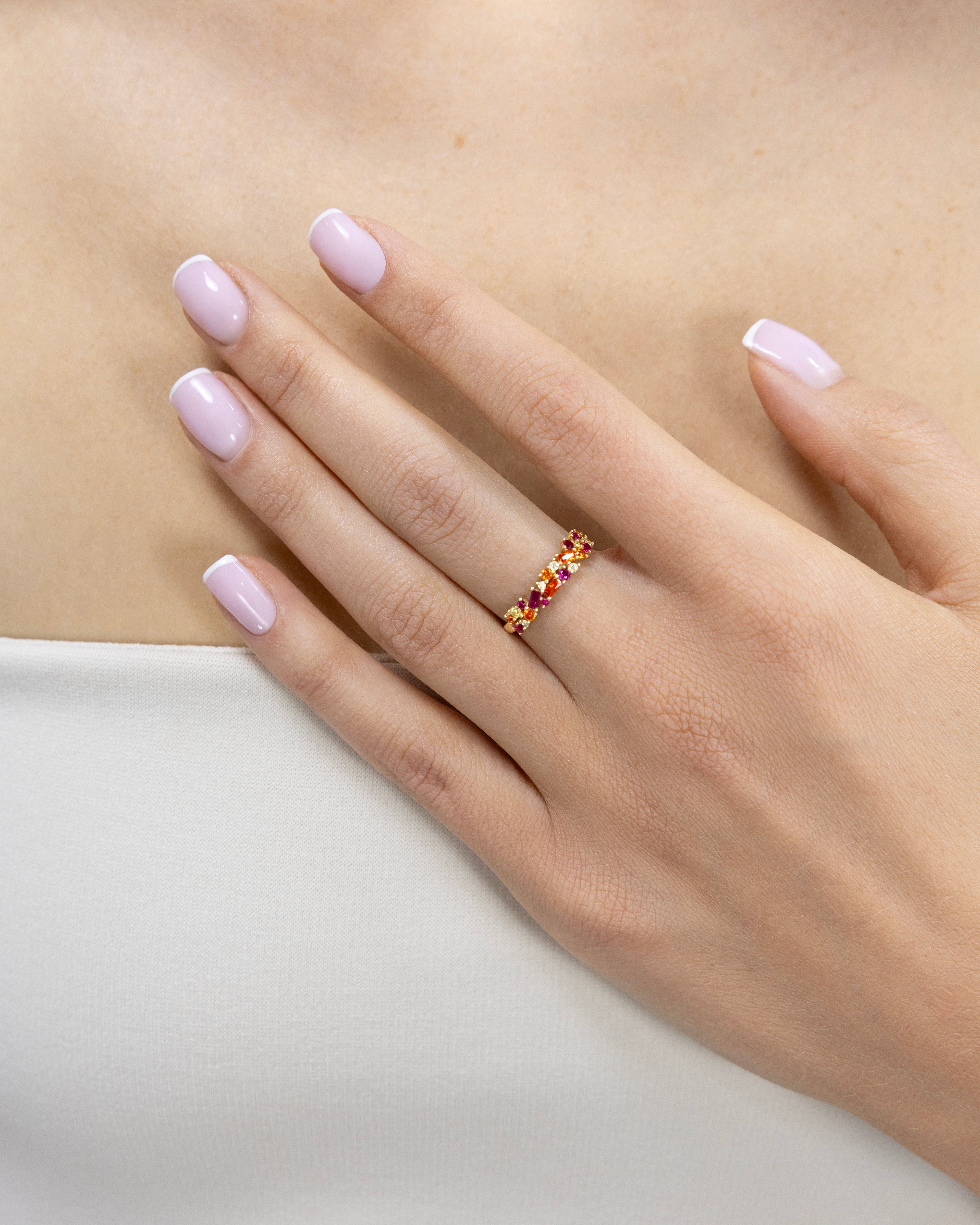 Bague Ophélie Rosée en or jaune