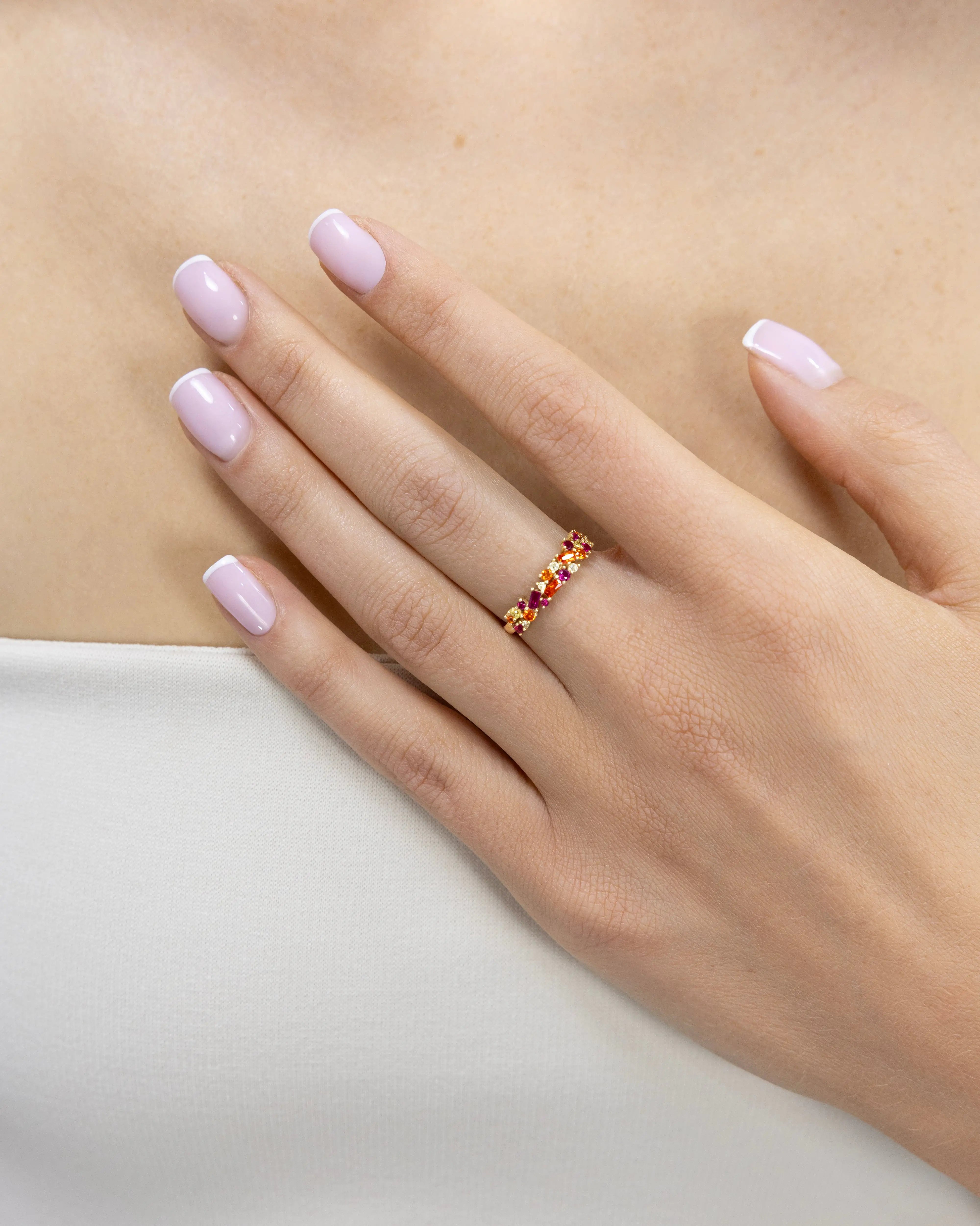 Bague Ophélie Rosée en or jaune