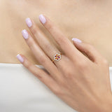 Bague Baby Flora Rosée