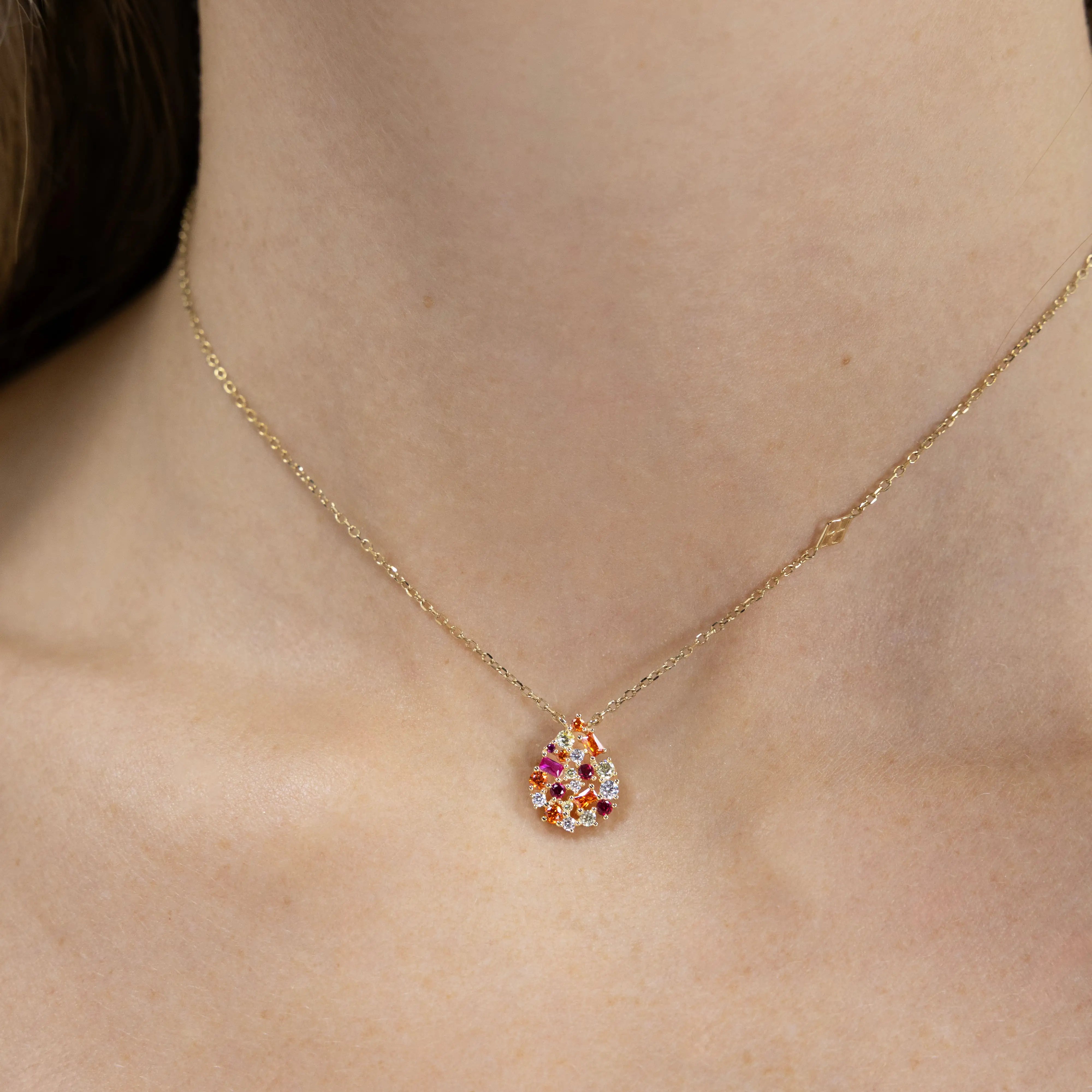 Collier Paloma Rosée