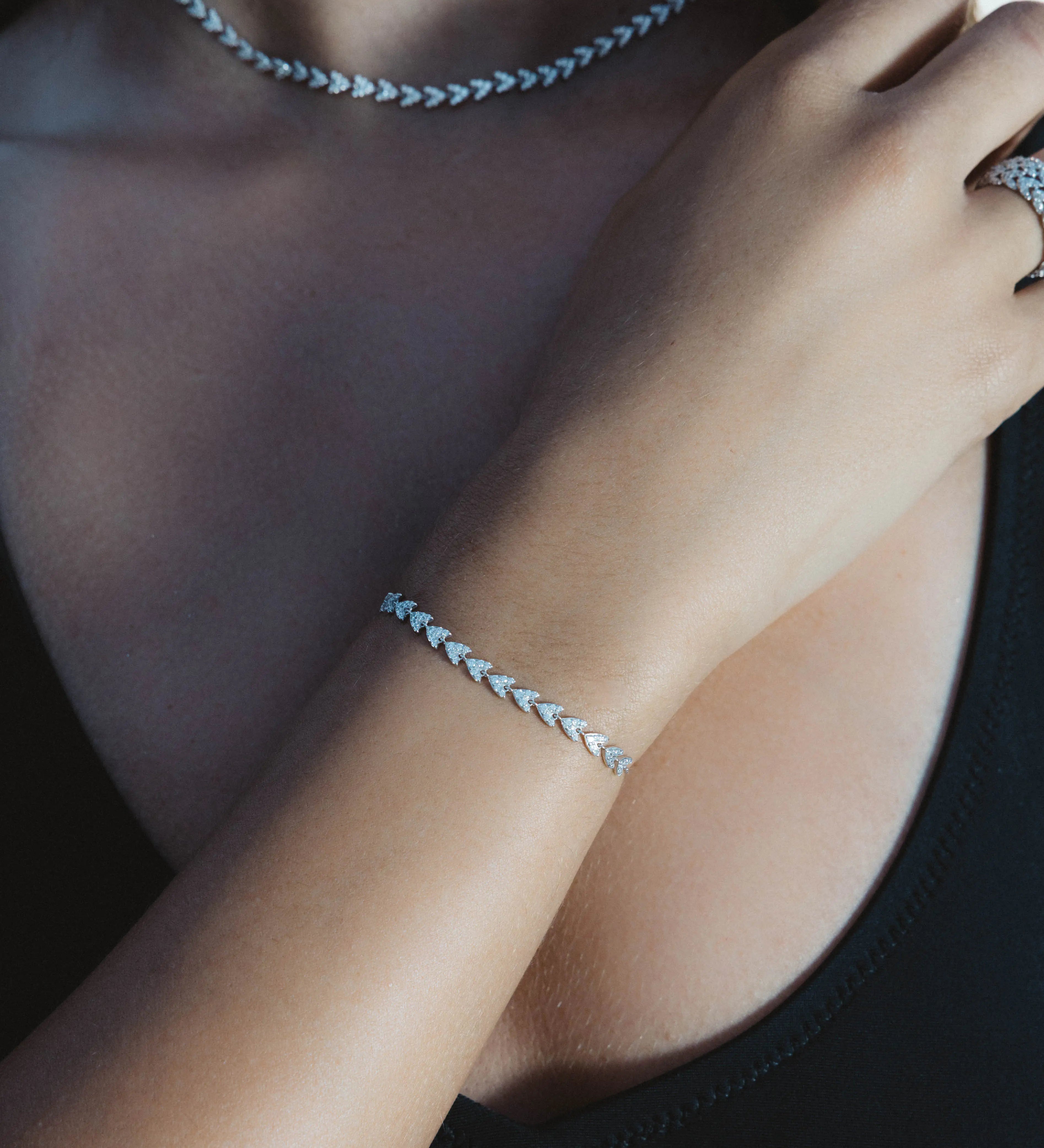 Bracelet Alaïa en Or Blanc