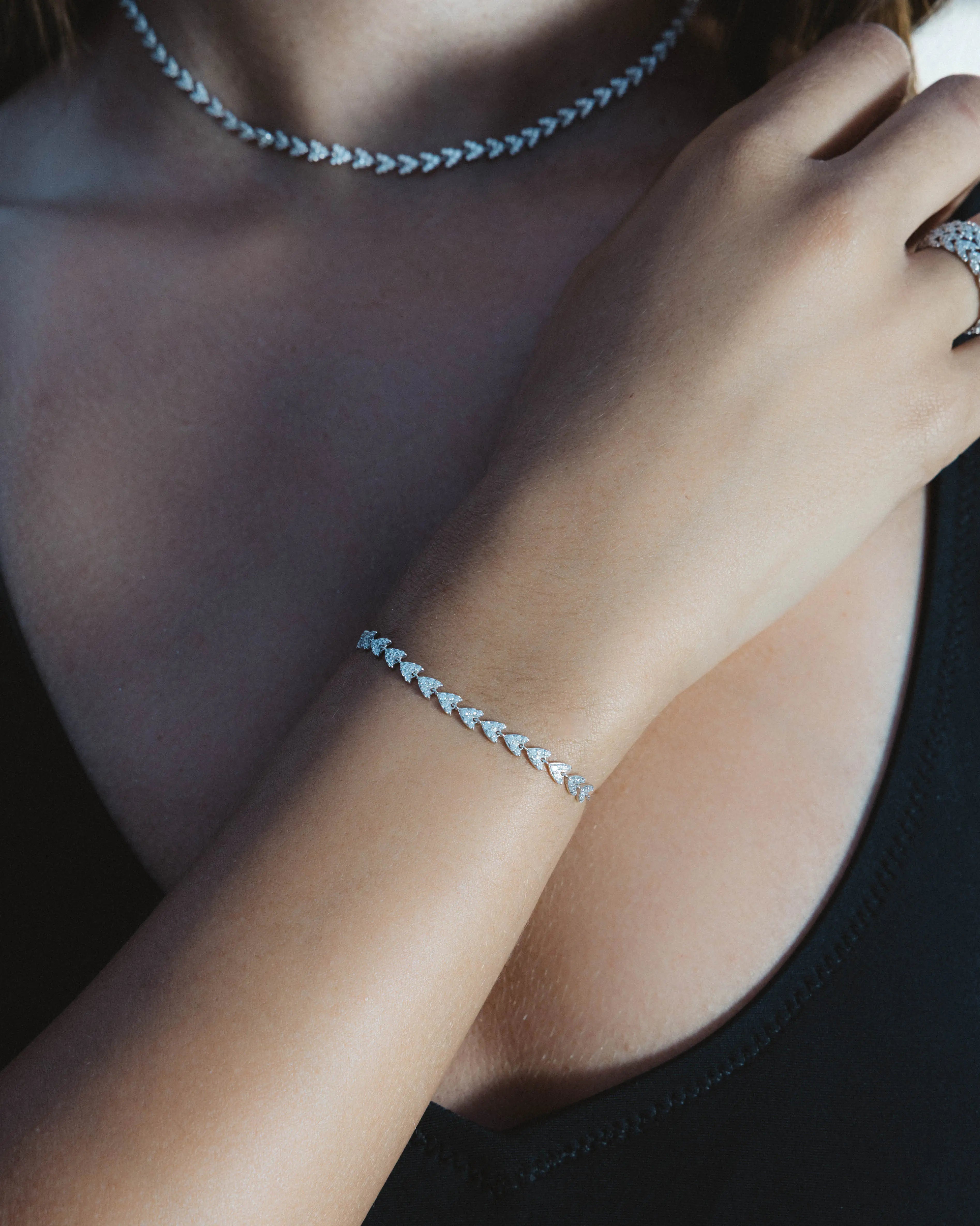 Bracelet Alaïa en Or Blanc