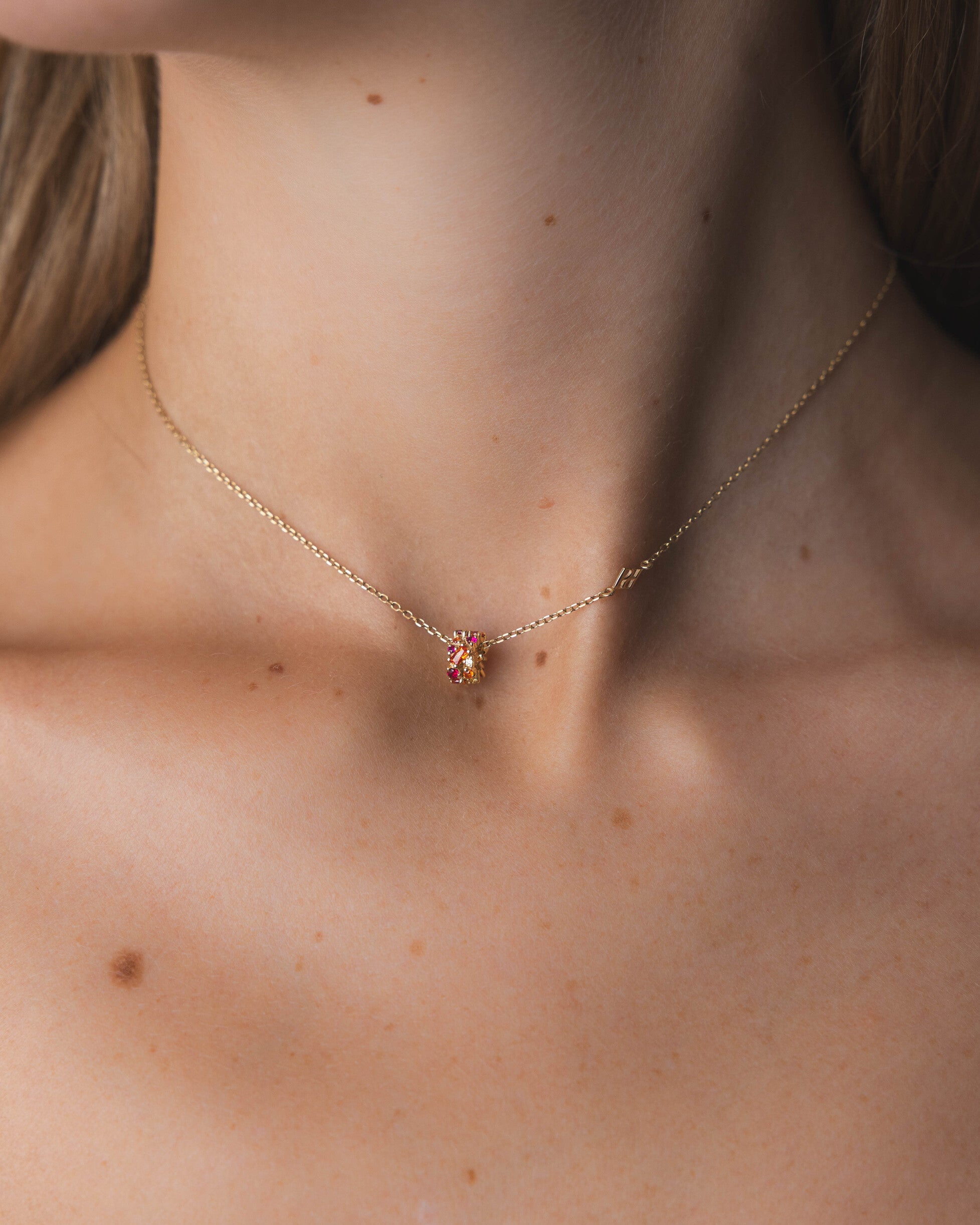 collier Baby Ophélie Rosée en Or Jaune