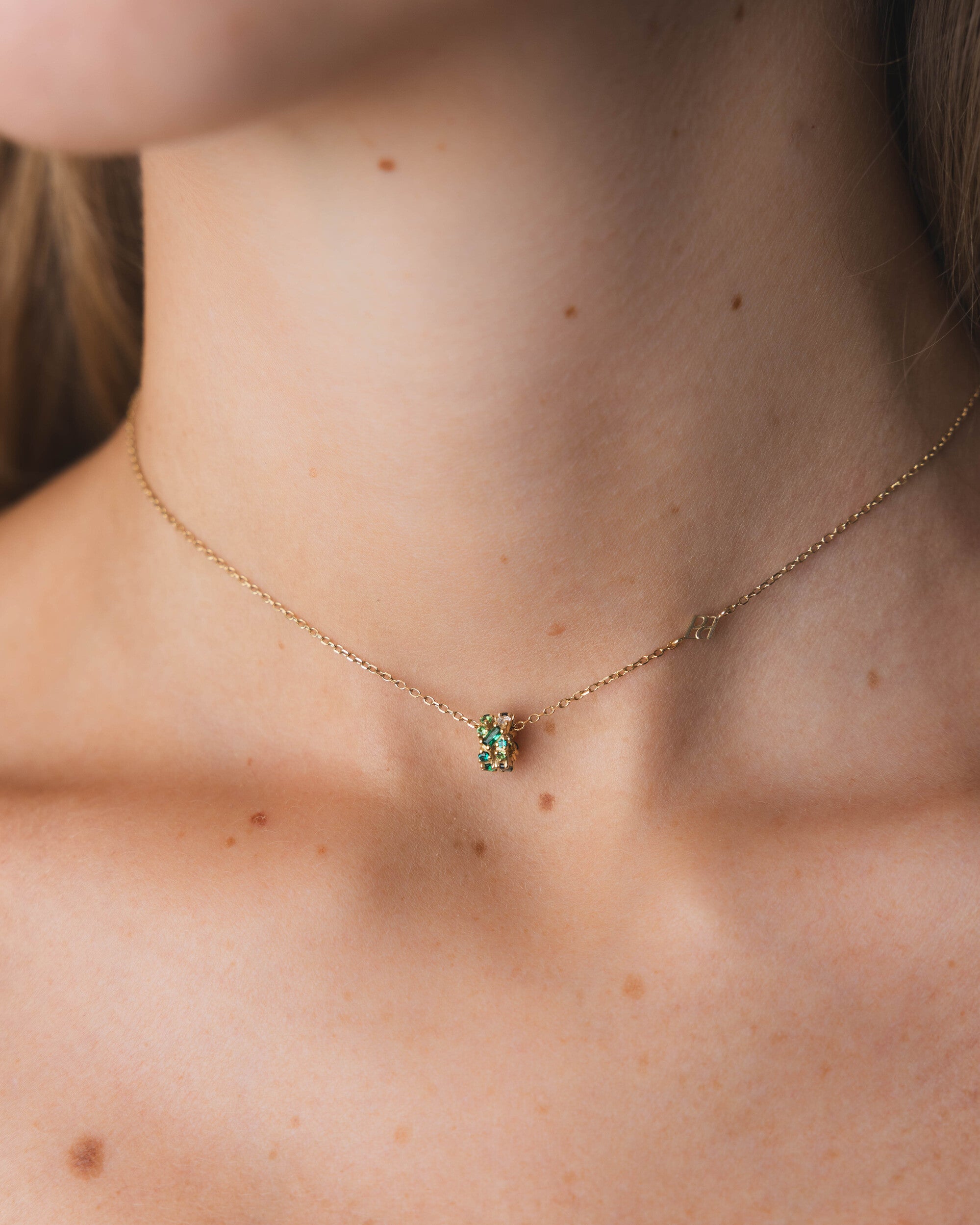  collier Baby Ophélie Olive en Or Jaune