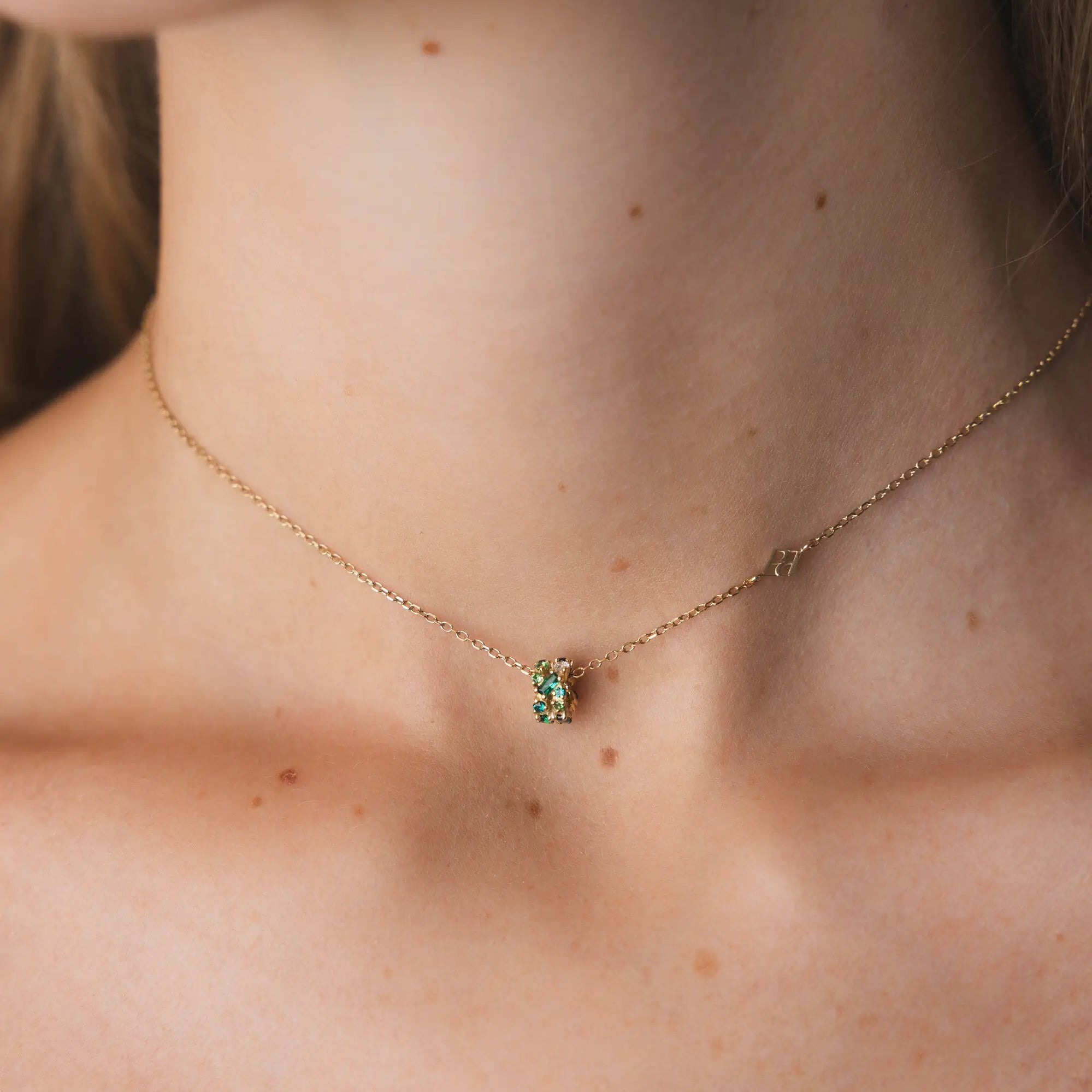  collier Baby Ophélie Olive en Or Jaune