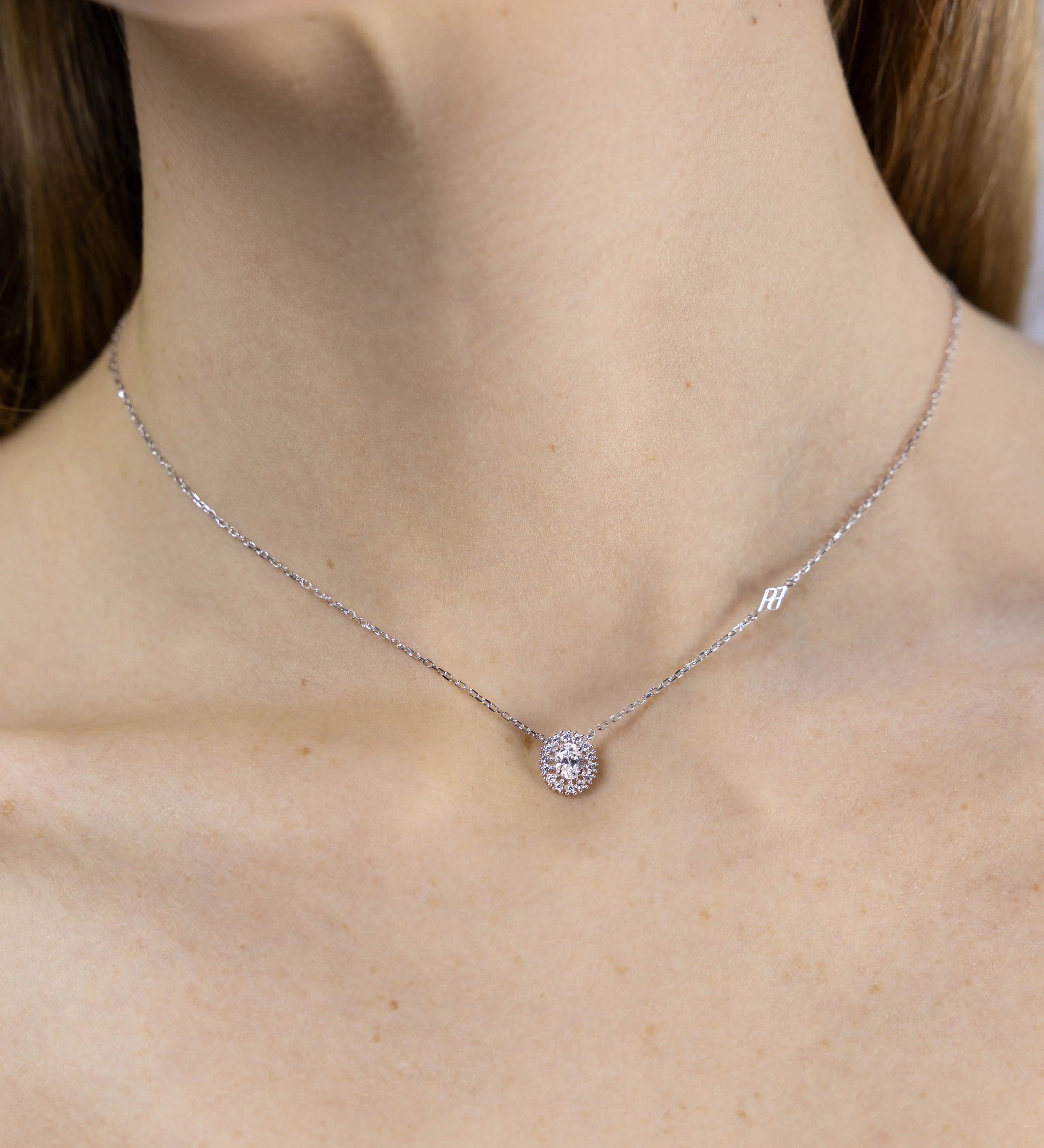 Collier Hanae en Or Blanc