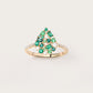 Bague Paloma Olive en or jaune 