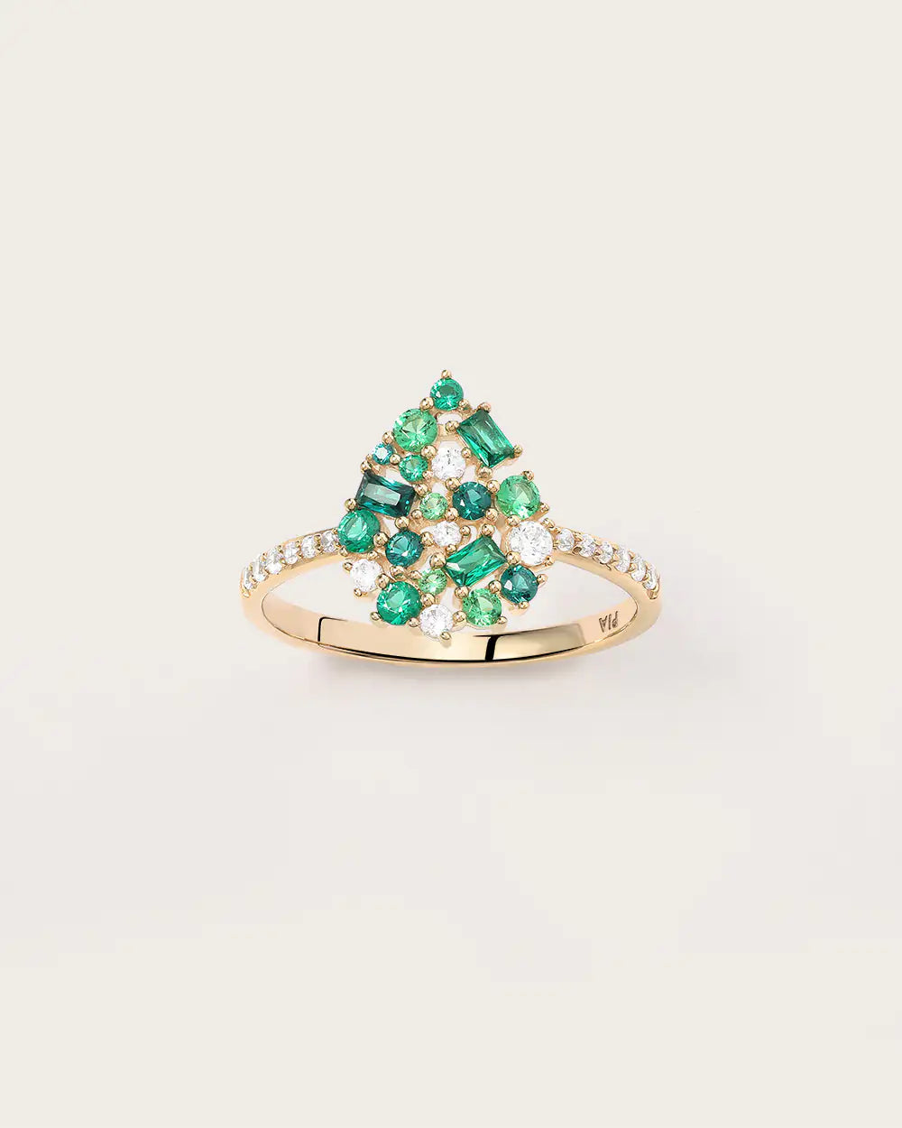 Bague Paloma Olive en or jaune 