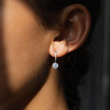 Boucles d'oreilles Céleste en Or Blanc