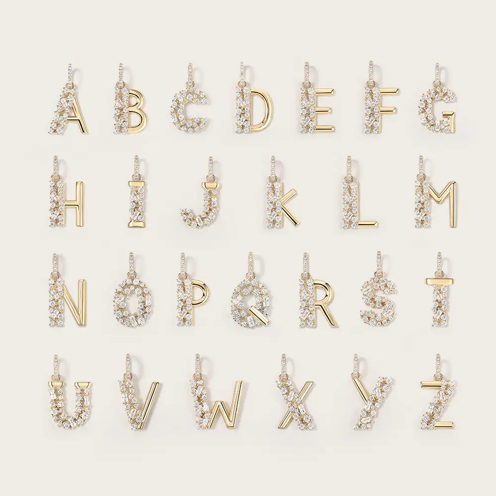 Alphabet en Or Jaune