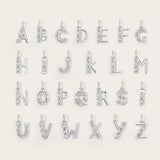 Alphabet Or Blanc
