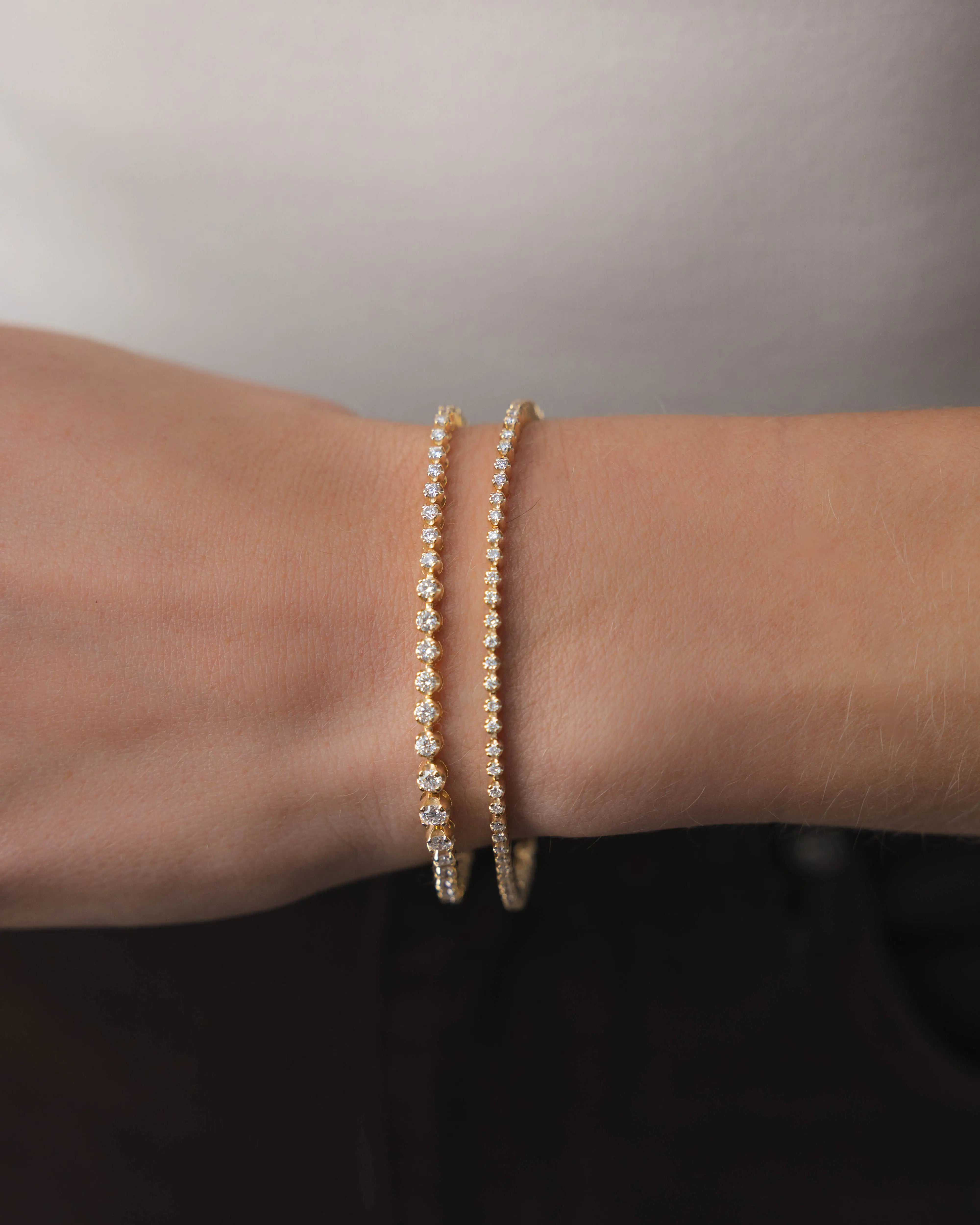 Bracelet Alba 1.02 carats en Or Jaune et diamant de synthèse