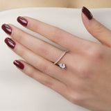 Bague Angélique 0.89 carat en Or Jaune