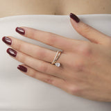 Bague Alba 0.85 carat en Or Jaune