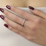 Bague Elya 0.5 carat en Or Jaune et diamant de synthèse
