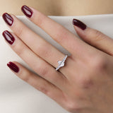 Bague Diana 1.06 carats en or blanc