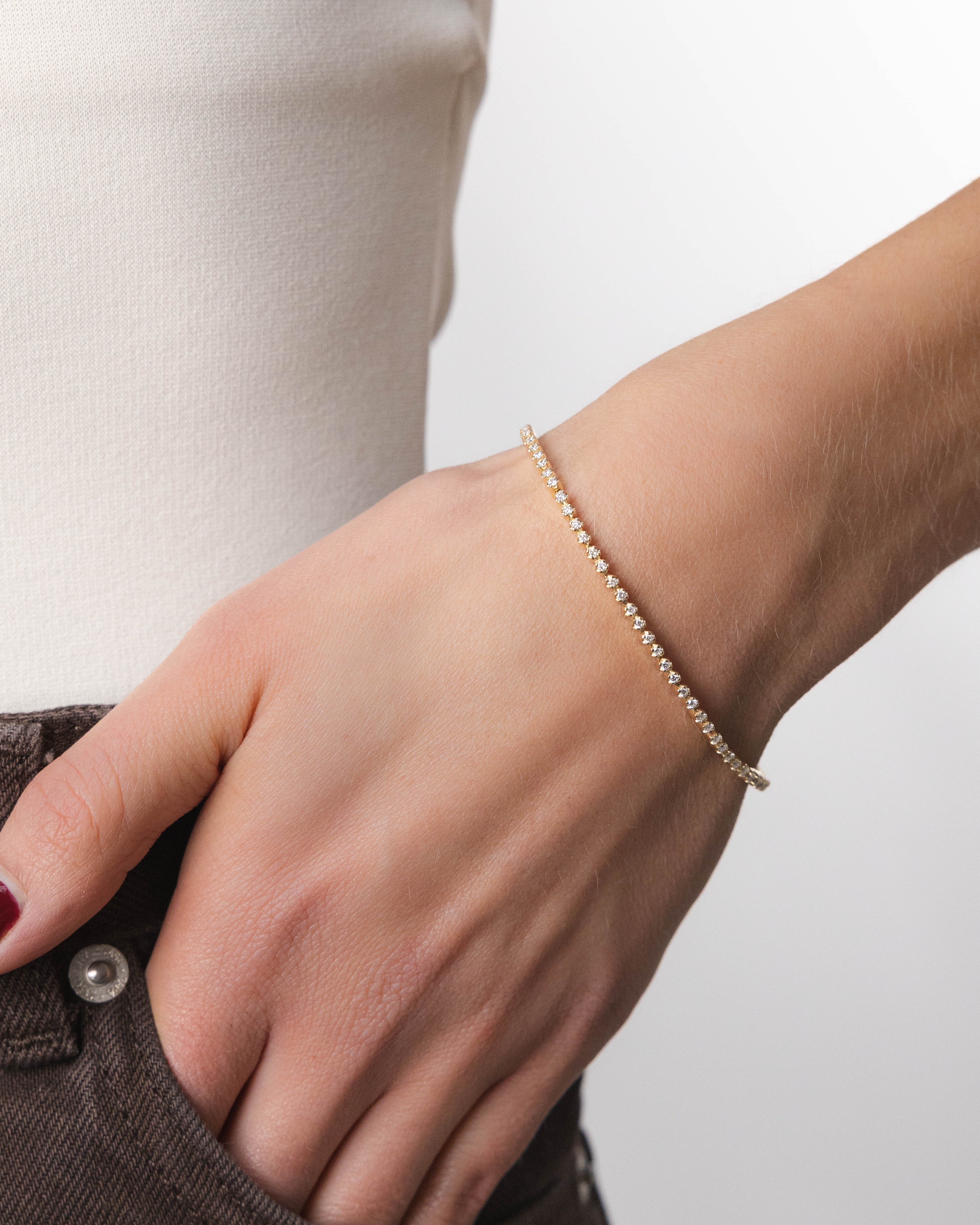 Bracelet Anaïs 1.02 carats en Or Jaune