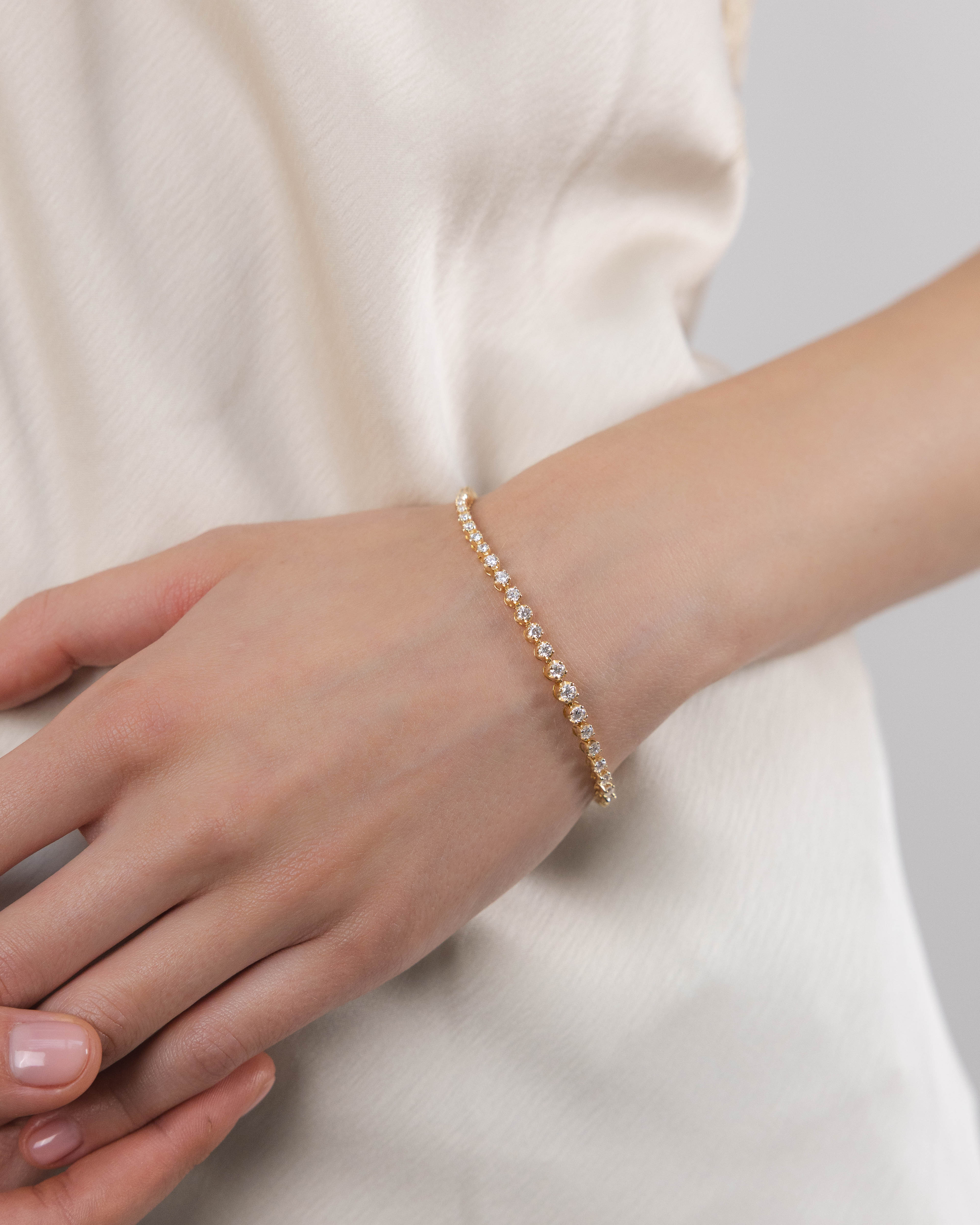 Bracelet Lysa 1.79 carats en Or Jaune