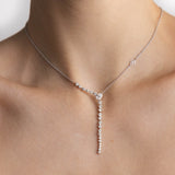 Collier Grâce 1.33 carats en or blanc