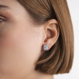 Boucles d'oreilles Oriane 1.564 carats en Or Blanc