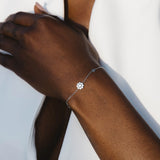 Bracelet Julia en or blanc