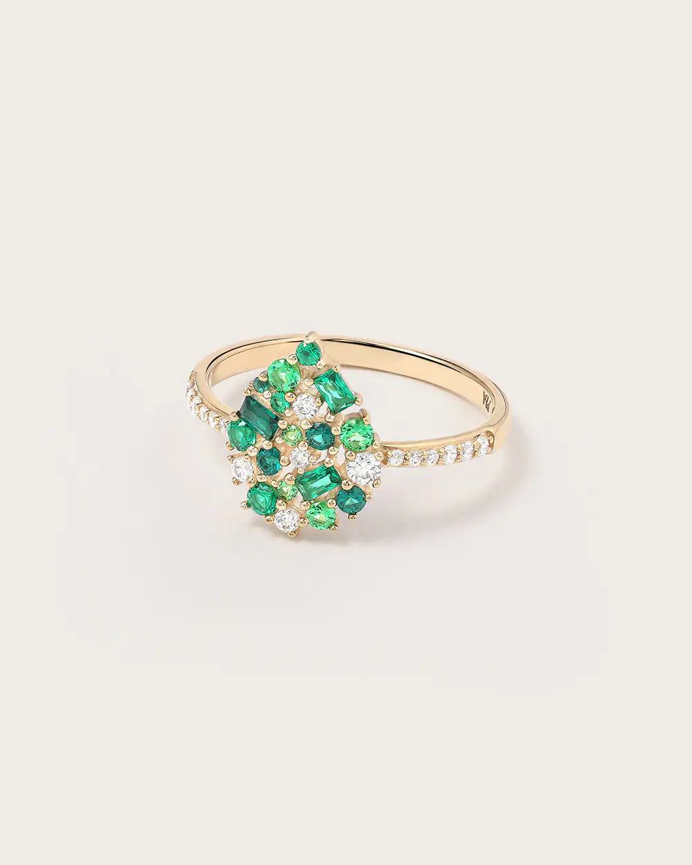 Bague Paloma Olive en or jaune 