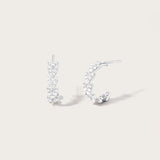 Boucles d'Oreilles Jula en or blanc