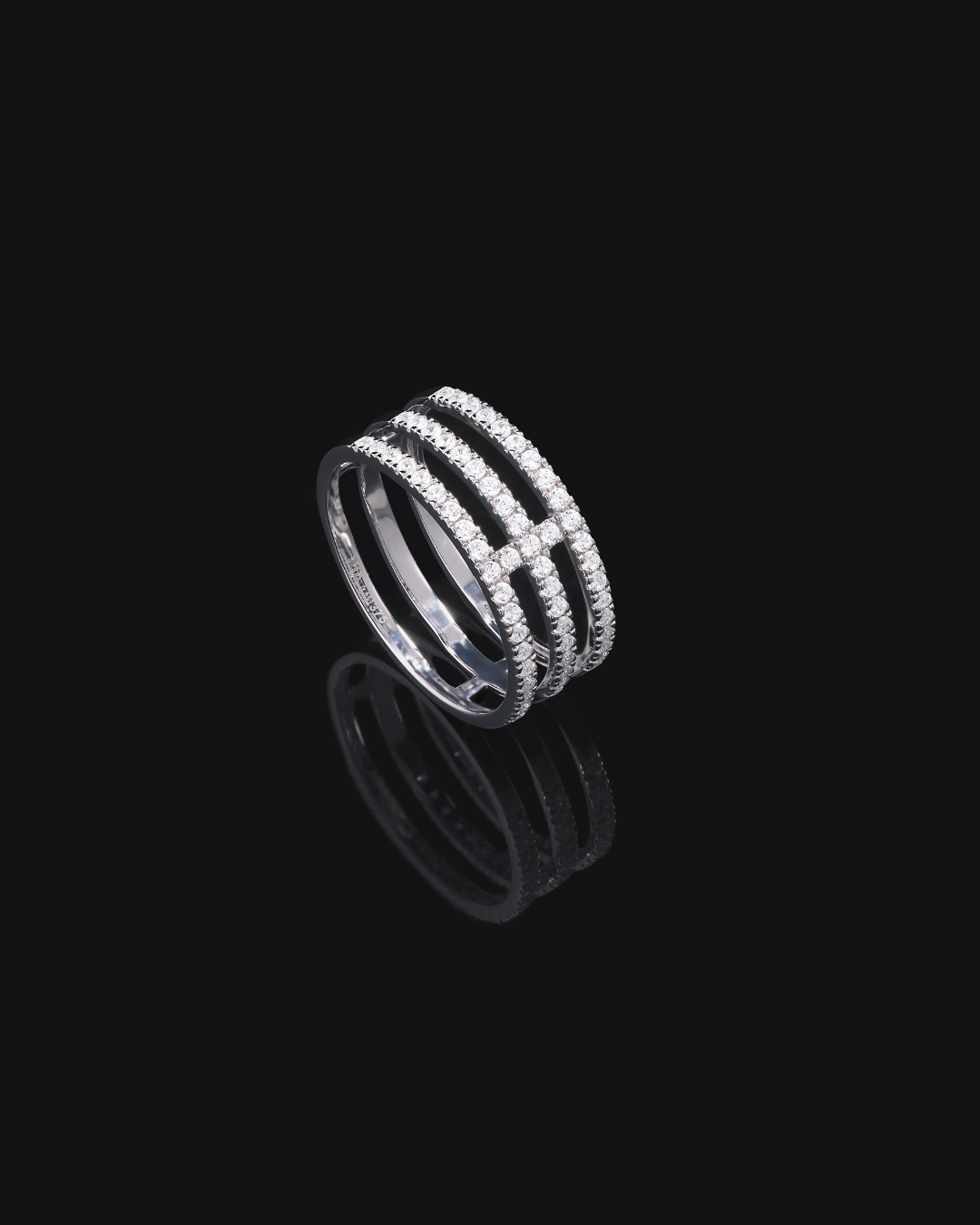 Bague Eva en or blanc 