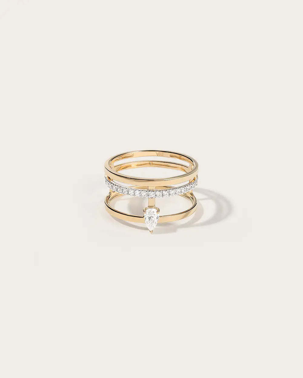Bague Ash en or jaune