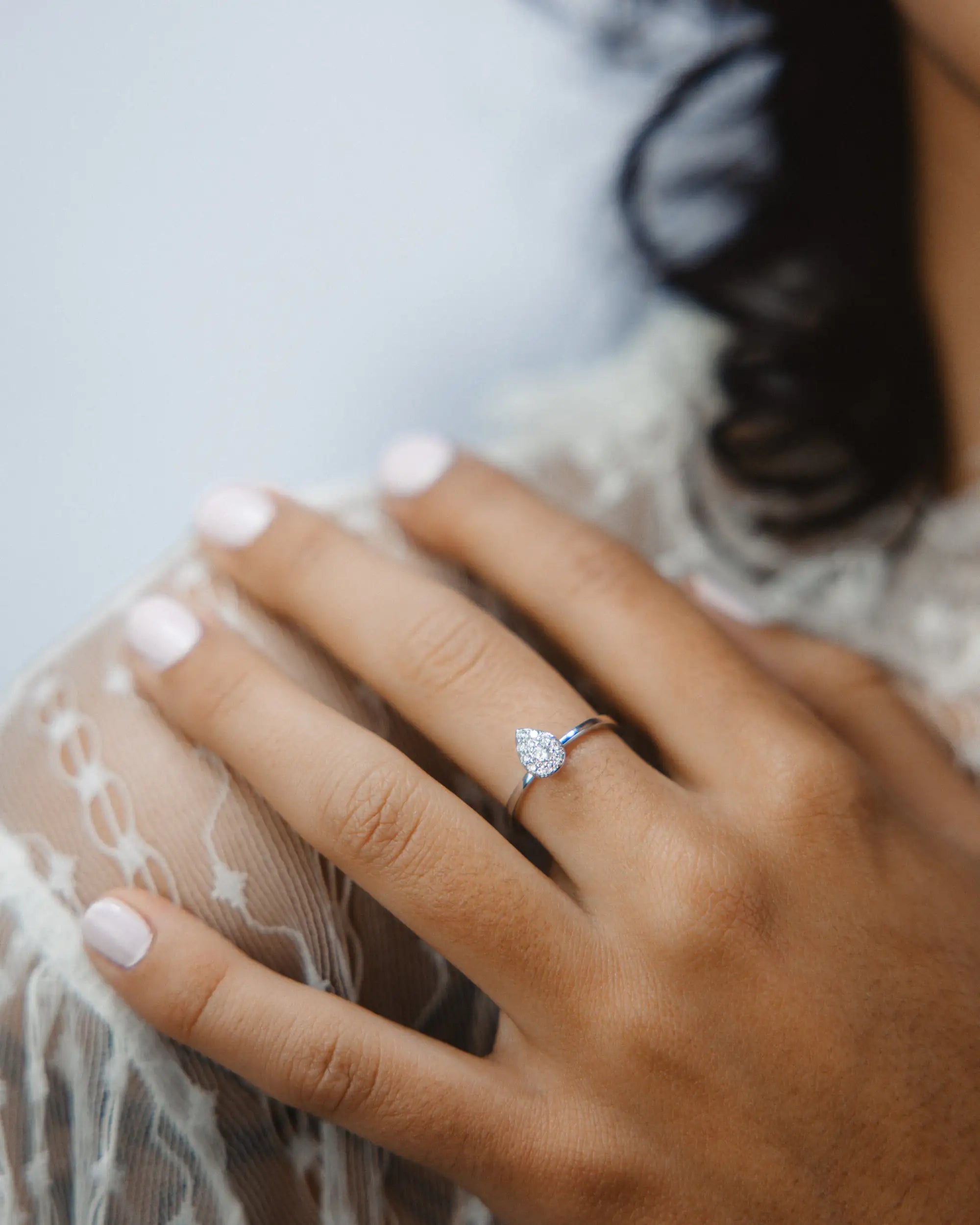 Bague Bagatelle en or blanc et Diamant laboratoire