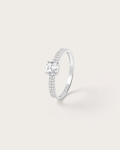 Bague Lia  en or blanc