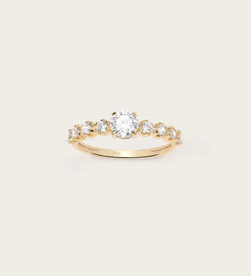 Bague Sia en or jaune 