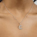 Lettre C Or Blanc 