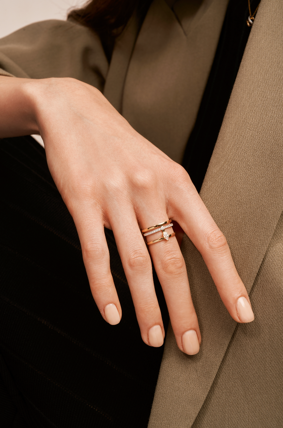 Bague Ash en or jaune