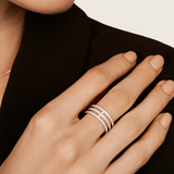 Bague Eva en or blanc 