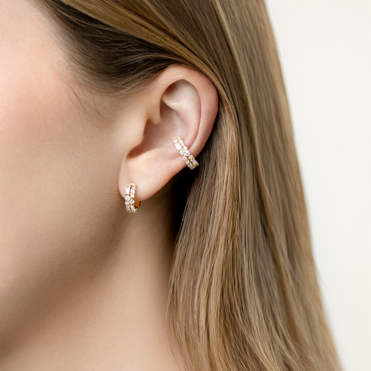 Boucles d'oreilles Ophélie Créoles