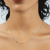 Chaine en Or blanc 
