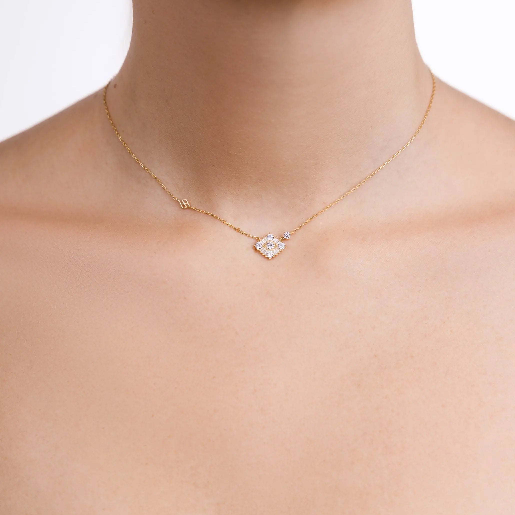 Collier Miroir porté