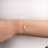 Bracelet Miroir porté au poignet