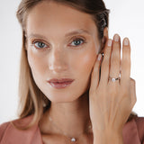 Bague Infini 0.5ct en or blanc 