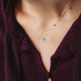Collier Infini 0.50 carat en or blanc et diamant 