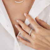 Bague Pure en or blanc 