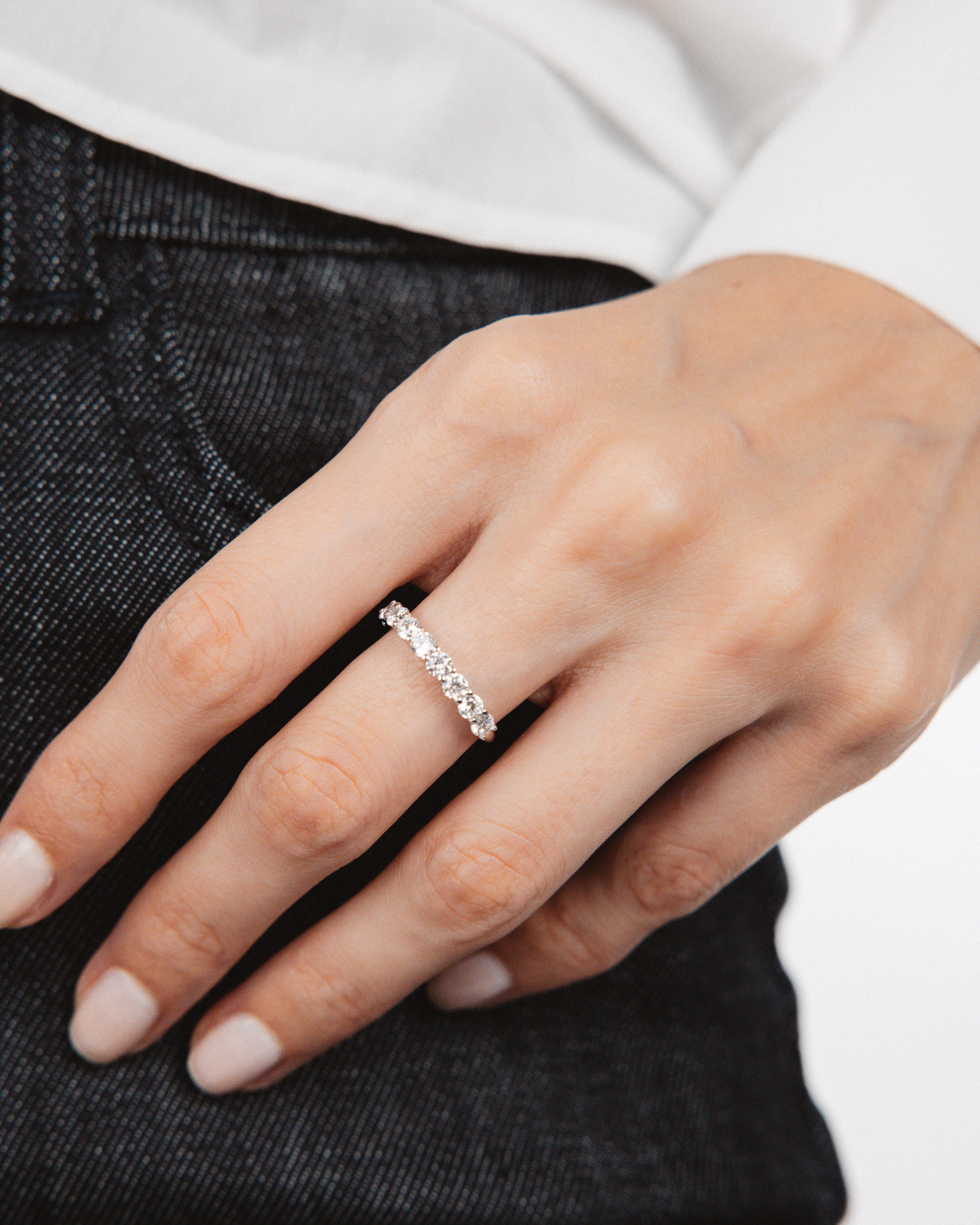 Bague Pure en or blanc 