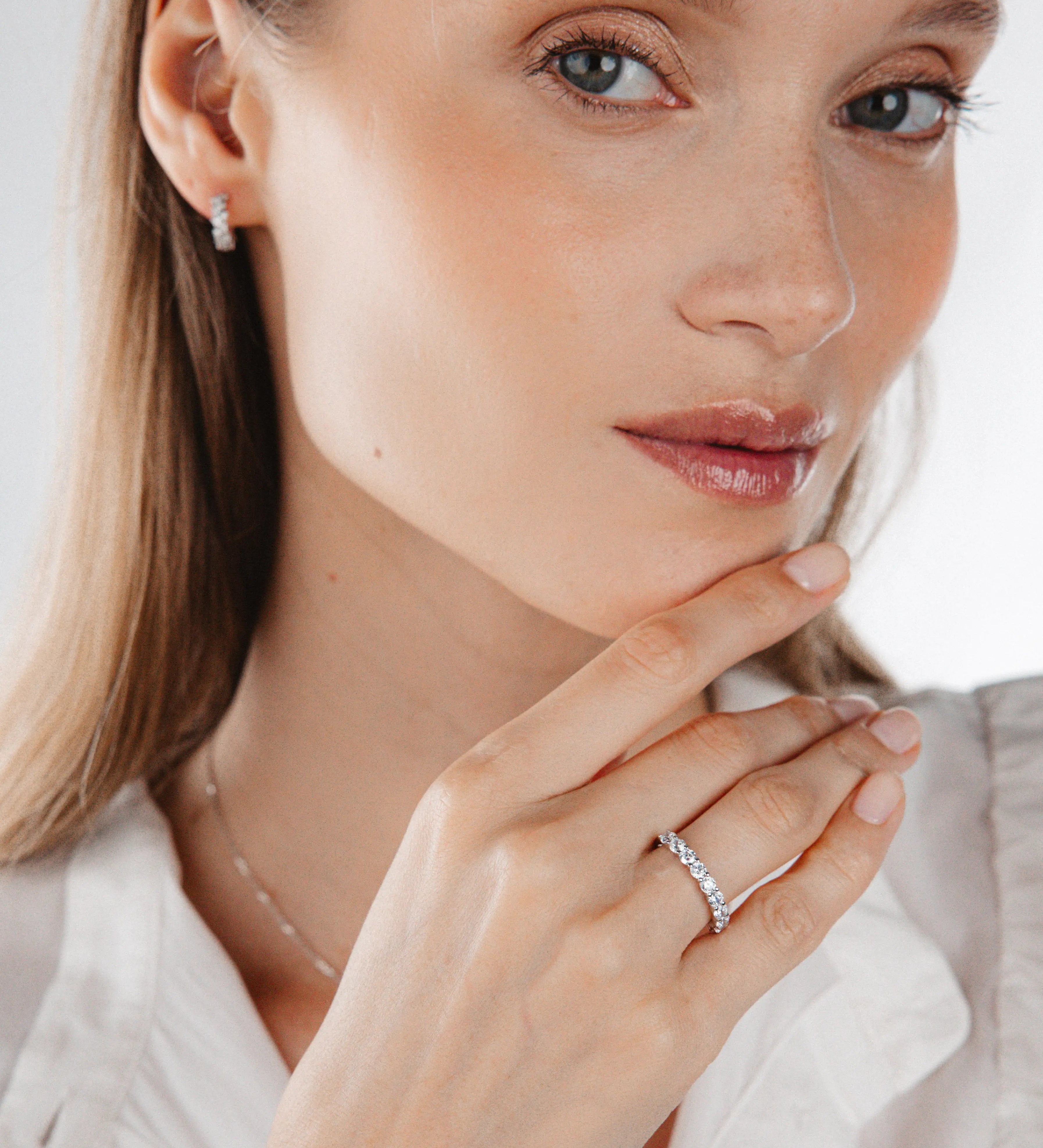 Bague Pure en or blanc 